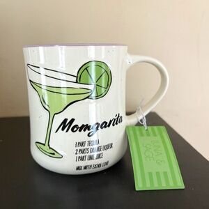Luna & Sage Margarita ceramic coffee mug; with recipe, brand new NWT